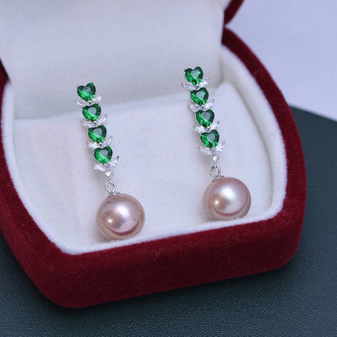 10-11mm Freshwater Pearl & Isolde Earrings - House Of Pearls